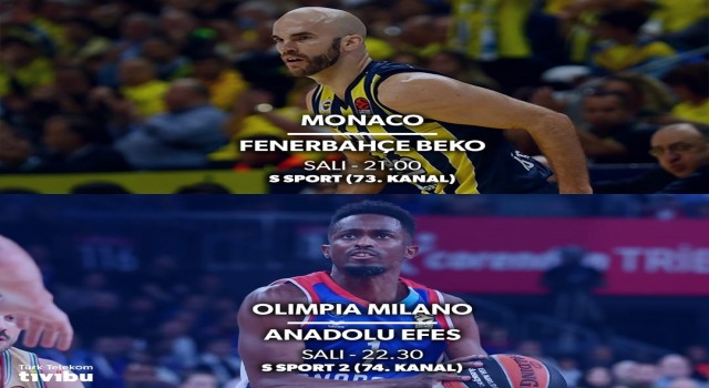 Tivibuda EuroLeague çift maç haftası