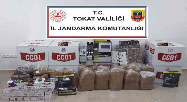 Tokatta 224 Bin 800 adet boş makaron ele geçirildi