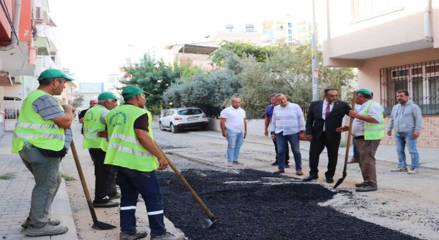 Toroslarda hasar gören sokaklar yenileniyor