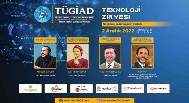 TÜGİAD Bursa Şubesi Teknoloji zirvesi düzenliyor