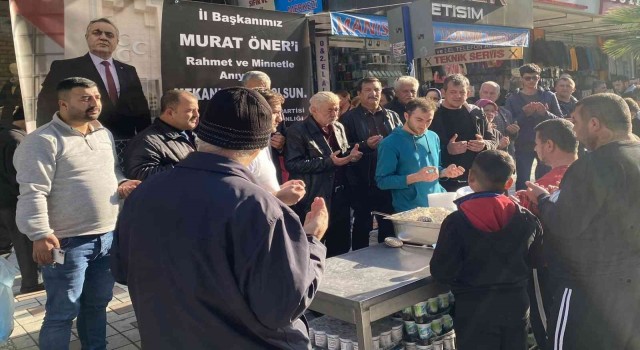 Turgutluda MHP Manisa İl Başkanı Öner için pilav hayrı