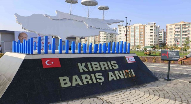 Türkiyenin ilk Kıbrıs Barış Anıtı ve Ersin Tatar Parkı Diyarbakırda yapıldı