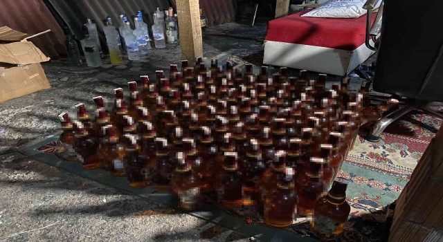 Ümraniyede depoya sahte alkol operasyonu: 1 gözaltı