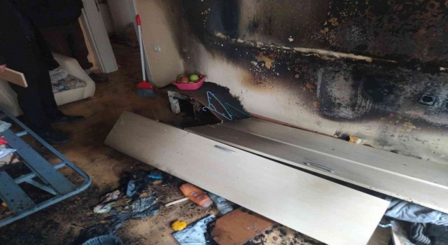 Üniversite öğrencileri yanmaktan son anda kurtuldu