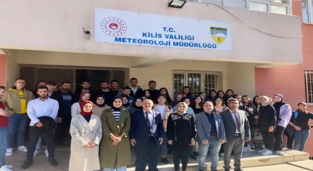 Üniversite öğrencilerinden meteorolojiye teknik gezi