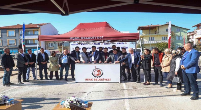 Uşakta 7 bin metrekareye inşa edilecek projenin temeli atıldı
