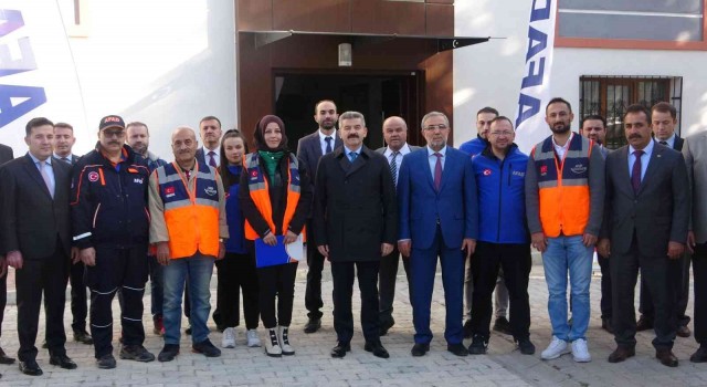 Uşakta deprem tatbikatı gerçekleşti