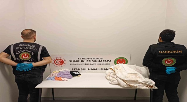 Uyuşturucu tacirleri, bebek kıyafetlerini kullandı