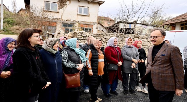 Vali Kızılkaya, Çakırpınar ve Çengeller köyünde İl Özel İdarenin yatırımları incelendi