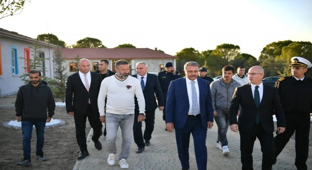 Vali Şıldak Ayvalıkta incelemelerde bulundu