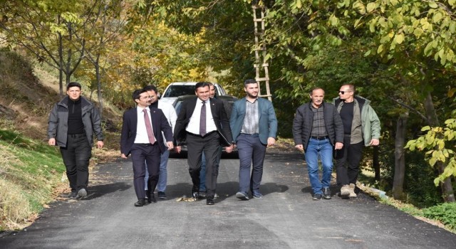 Vali yardımcıları Kaval bölgesindeki çalışmaları inceledi