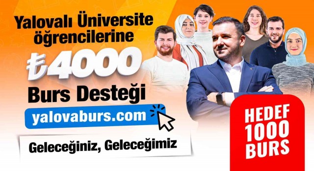 Yalovada bin öğrenci için burs kampanyası
