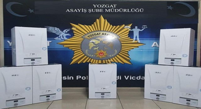 Yozgatta kombi çalan hırsızlar tutuklandı