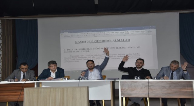 Yunusemre Belediyesinde kasım ayı meclisi gerçekleştirildi