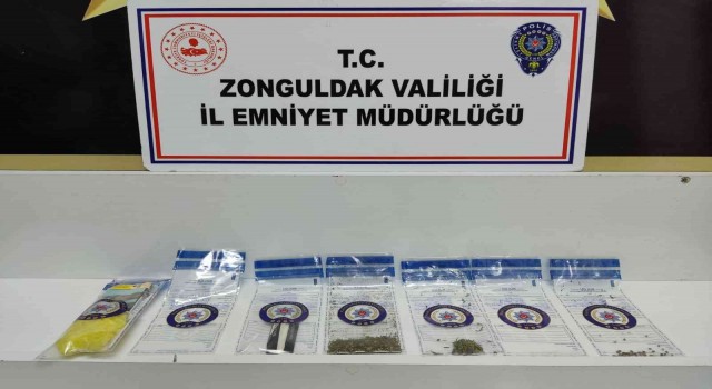 Zonguldakta uyuşturucu operasyonunda 3 tutuklama