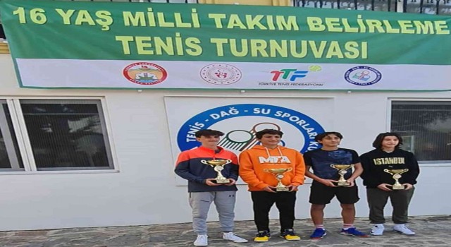 16 yaşındaki Muğlalı tenisçi Türkiyeyi temsil edecek