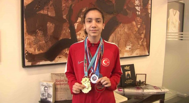 23. Balkan Tekvando Şampiyonasında ikinci olan Sıla Irmak Uzunçavdara okulunda özel program