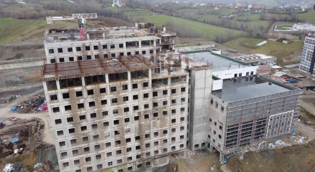 400 Yataklı Bartın Devlet Hastanesi inşaatında sona yaklaşıldı