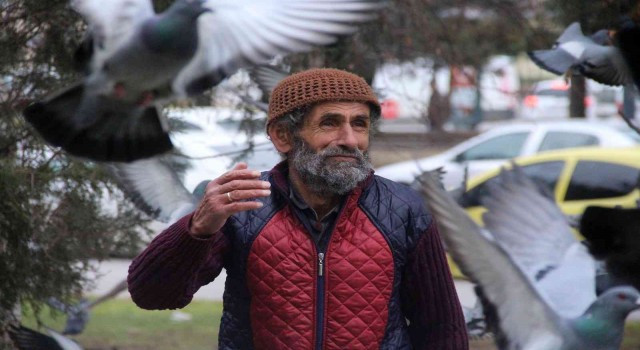 8 asırlık camide 17 yıldır kuşlara babalık yapıyor