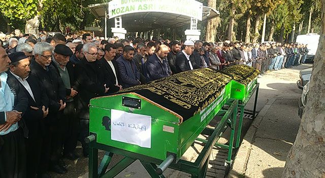 Adana’daki silahlı kavgada yaşamını yitiren 2 kardeşin cenazeleri defnedildi