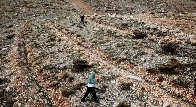 Adıyamanda kaçak avcılar dron ile kovalandı