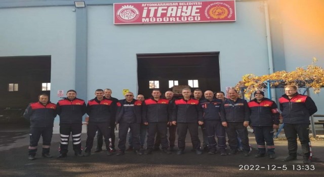 AFADdan itfaiye personellerine arama ve kurtarma eğitimi verildi