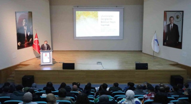 AİÇÜde “Uluslararası Dergilerde Bilimsel Yayın Yapma Eğitimi” semineri düzenlendi