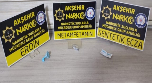 Akşehirde uyuşturucu operasyonu: 7 gözaltı