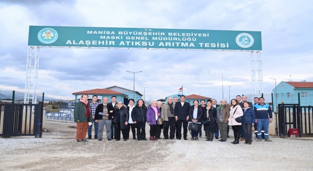 Alaşehir Atıksu Arıtma Tesisi GEMA Vakfını konuk etti