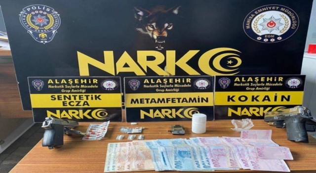 Alaşehirde uyuşturucu operasyonu