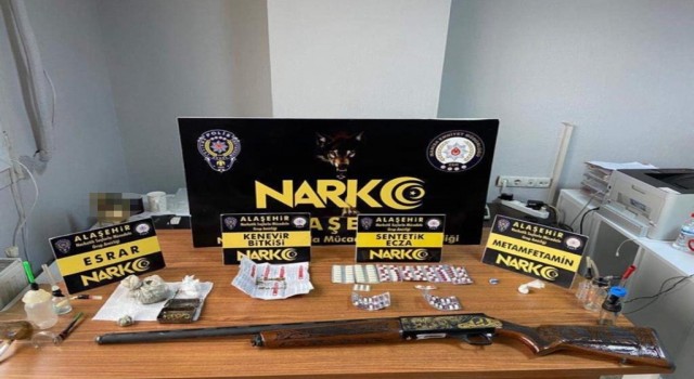Alaşehirde uyuşturucu operasyonu: 8 gözaltı
