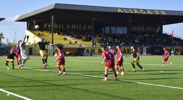 Aliağaspor FK devreyi galibiyetle tamamladı