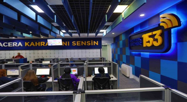Alo 153den 1 milyon 205 bin kişiye hizmet