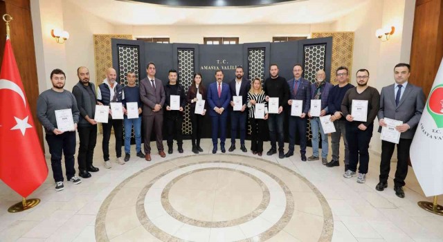 Amasyada gazetecilere verilen dron eğitimi tamamlandı