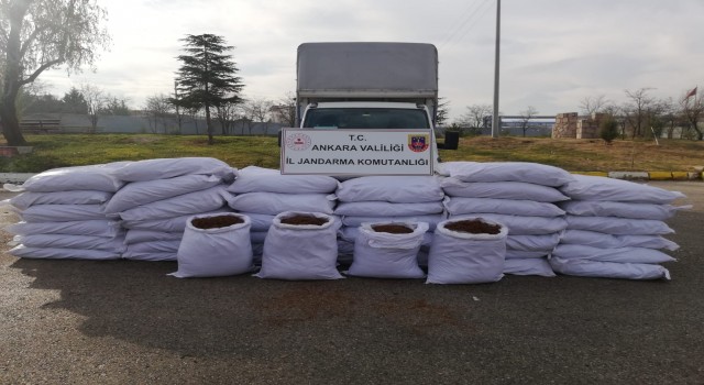 Ankarada 2 tondan fazla kıyılmış tütün ele geçirildi