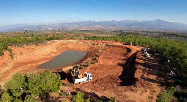 ASKİ, Karacasu Yazırda gölet genişletme çalışmalarına başladı