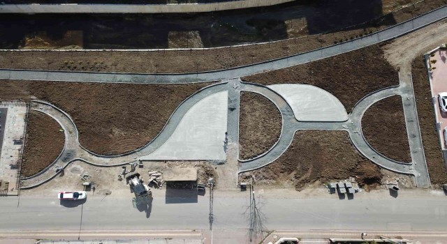 Atakumda 10 bin metrekarelik yeşil alan