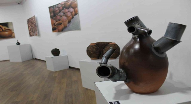 Atık seramikler usta ellerde sanat eserlerine dönüştü