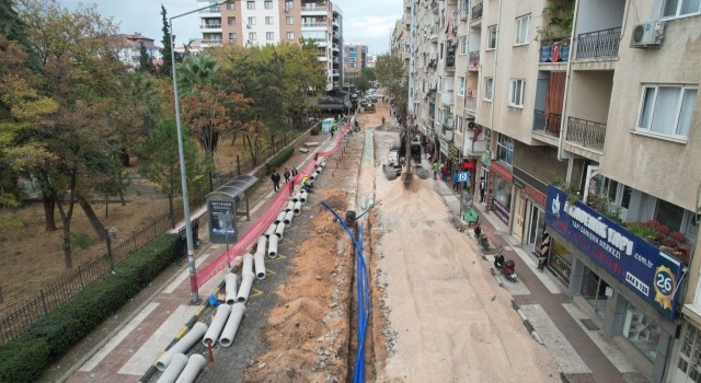 Avni Gemicioğlu Caddesinde altyapı çalışması tamamlandı