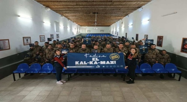 Aydında askerler kadına karşı şiddet konusunda bilgilendirildi