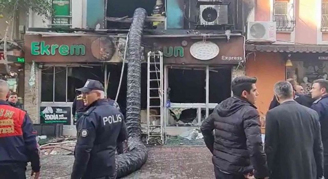 Aydında iş yerinde patlama sonrası yangın: Ölü ve yaralılar var