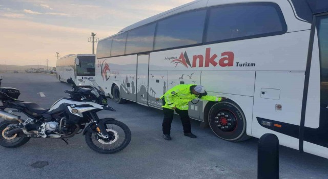 Aydında otobüsler tek tek kontrol edildi