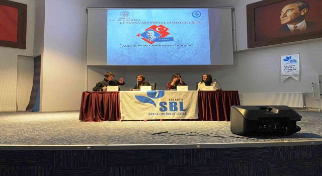 Aysel-Selahattin Erkasap Sosyal Bilimler Lisesinde panel