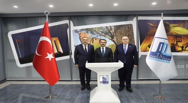 Azerbaycan Cumhuriyetinin Ankara Büyükelçisi Dr. Reşad Memmedov, Vali İlhami Aktaşı ziyaret etti