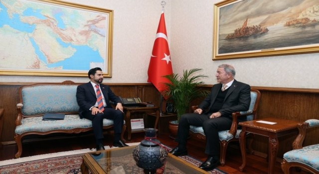 Bakan Akar, Guetemalanın Ankara Büyükelçisi Barriosu kabul etti