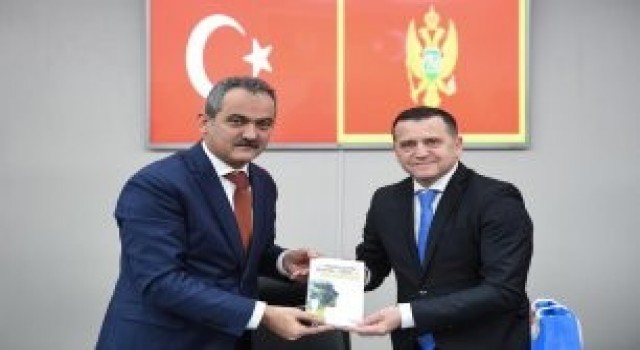 Bakan Özer, Karadağ Eğitim Bakanı Vojinovic ile görüştü