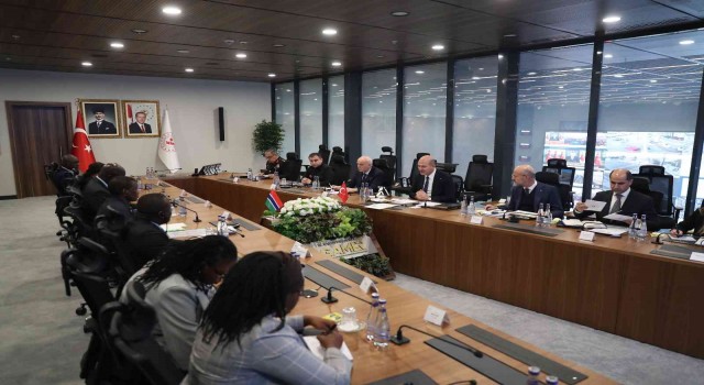 Bakan Soylu, Gambiya Cumhurbaşkanı Yardımcısı Joof ile bir araya geldi