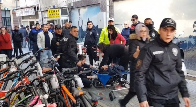 Balıkesirde cadde ortasında bıçaklı kavga: 1 ölü, 1 yaralı