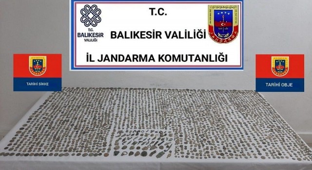 Bandırmada 3 bin 985 tarihi sikke ele geçirildi