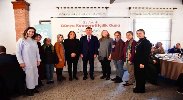 Başkan Balcı Dünya Kooperatifçilik Gününde Altıneller Kadın Kooperatifi üyeleri ile buluştu